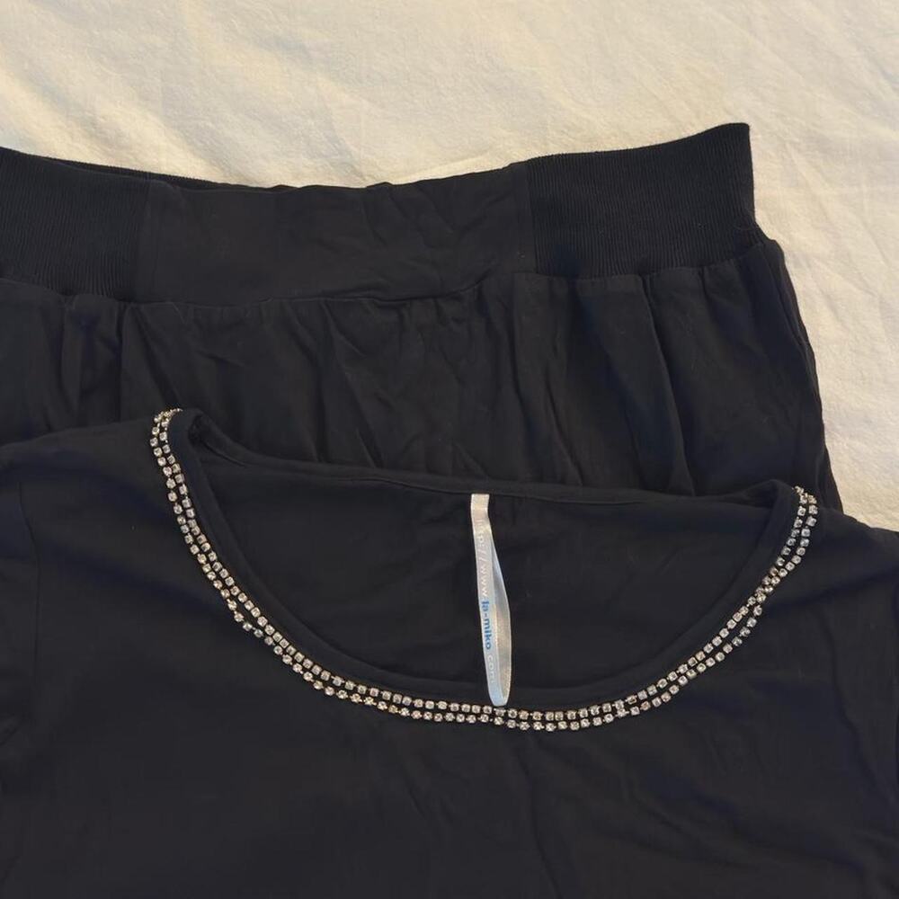 Black‎ y2k shirt with diamond - Picture 4 of 4